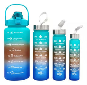Botella Motivacional de Agua con Horario
